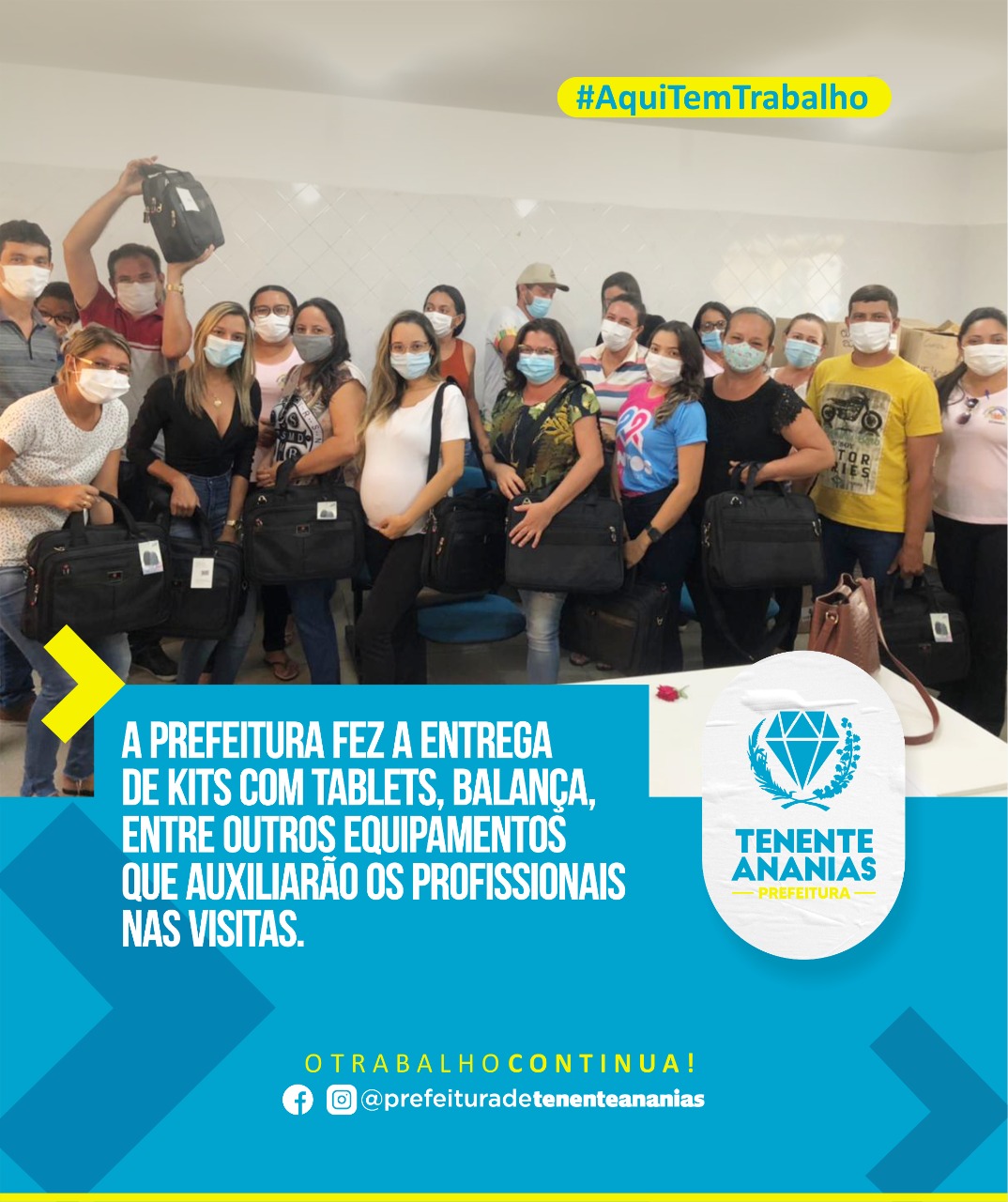 Read more about the article As equipes de Saúde contam com mais equipamentos para o bom serviço.