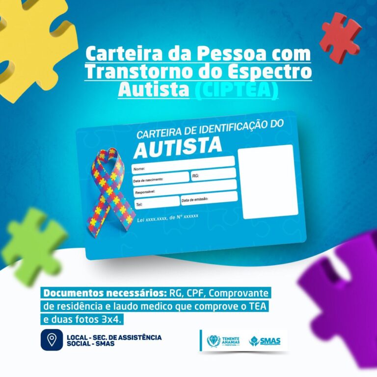 Leia mais sobre o artigo Regulamentação da emissão da Carteira de Identificação da Pessoa com Transtorno do Espectro Autista